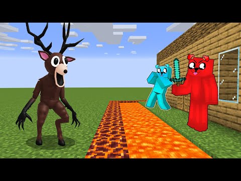 STRASZNY JELEŃ vs TAJNA BAZA w Minecraft!