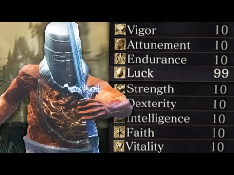 Breaking Dark Souls 3 By Only Leveling Luck