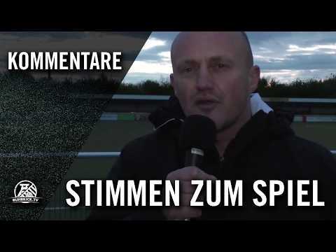 Die Stimme zum Spiel (BV Westfalia Wickede - FC Brünninghausen, Halbfinale, Kreispokal Dortmund)