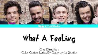 One Direction - What A Feeling (Color Coded Lyrics 2024 HD)