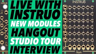 Video thumbnail for Live with Instruo talking new modules, new studio tour and Q&A by DivKid