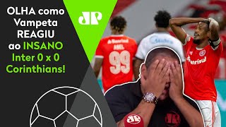 Olha como Vampeta reagiu ao Inter vice contra o Corinthians