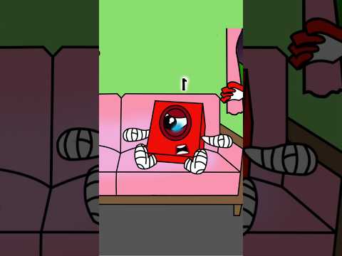 Numberblocks 1enduring the pain of his injured leg#animation #cartoon #numberblocks