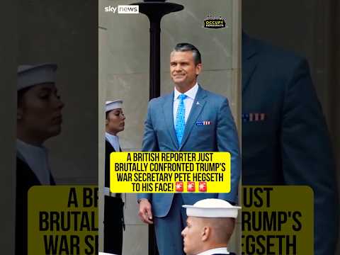 British Reporter CONFRONTS Hegseth, GOES VIRAL!🚨