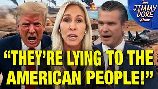 Marjorie Taylor Greene EVISCERATES Trump Over Iran War! w/ Rick Overton