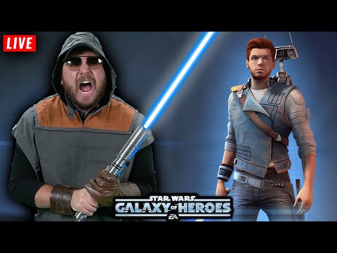 JEDI KNIGHT CAL KESTIS EVENT + UNLOCK LIVE - 7 STAR GAMEPLAY TESTING - STAR WARS: GALAXY OF HEROES