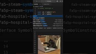 Symbol in Javascript #coding #javascript #cat #symbol