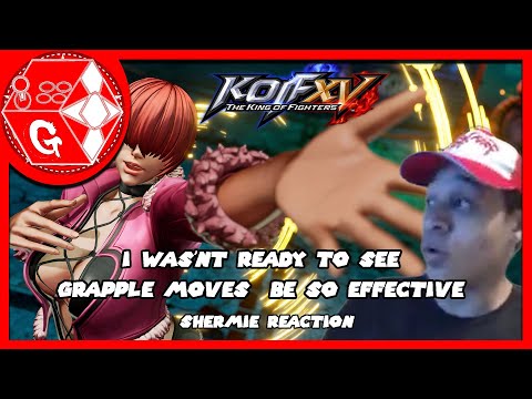 KOF XV SHERMIE REACTION + BREAKDOWN : This chick's grapple moves are INSANE