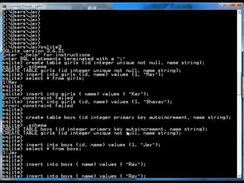 Sqlite Autoincrement