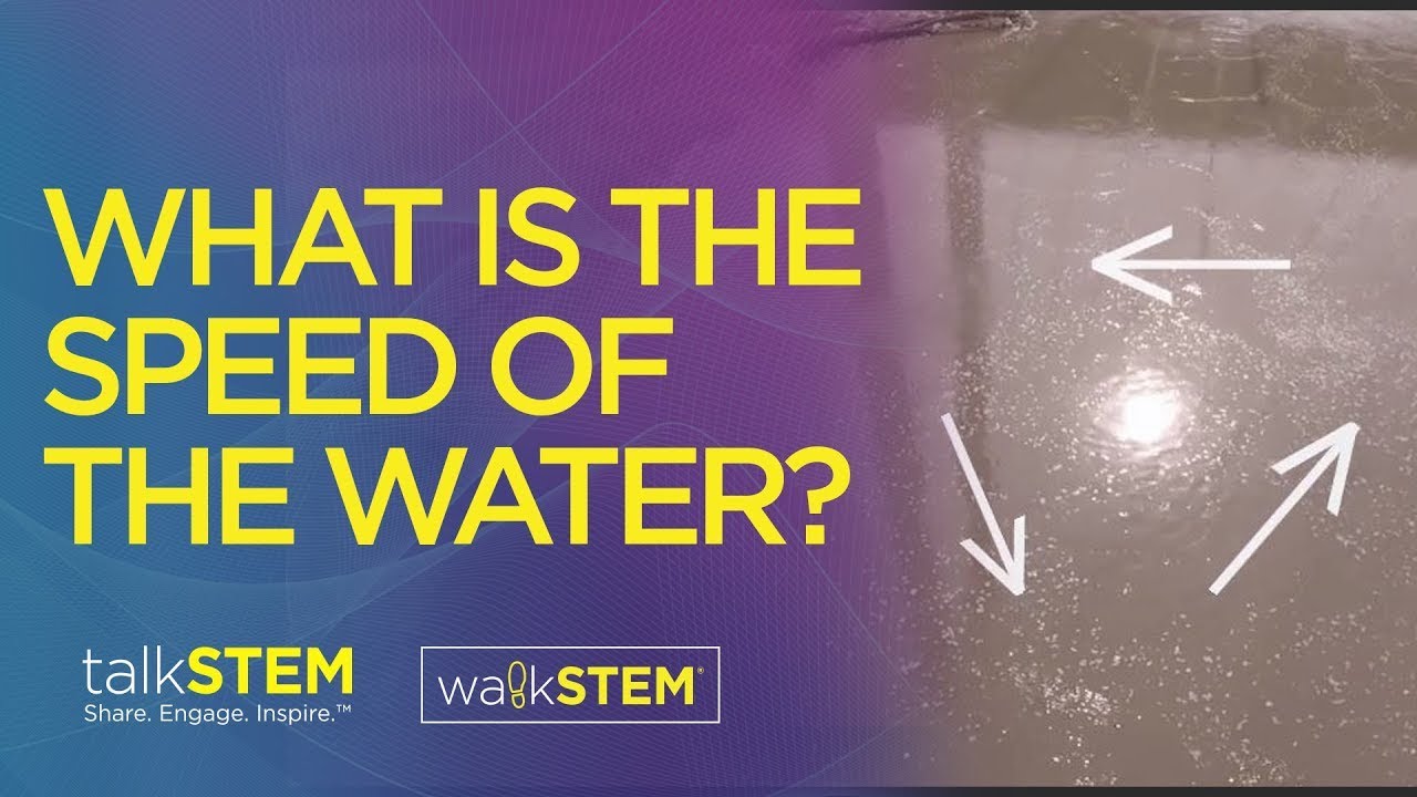 What is the speed of the water?