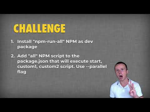 32 CHALLENGE Run NPM scripts simultaneously