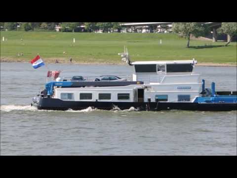 Binnenschiff Vita Nova auf dem Rhein