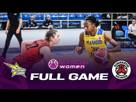 Maccabi Bnot Ashdod v Kibirkstis | Full Basketball Game | EuroCup Women 2022-23