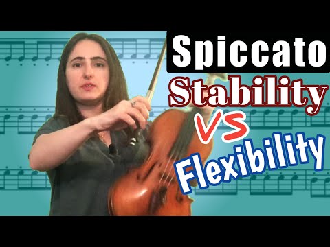 SPICCATO: How much finger/wrist flexibility do you REALLY need? | Also on Colle, Sautille, & Detache