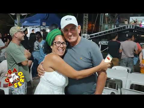 AYRES AGRADECE MÃE DE SANTO COM UM FORTE ABRAÇO PAROU A CHUVA E FEIRA NOTURNA LOTOU