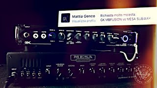 Video thumbnail for GK MB Fusion 800 • VS • Mesa D800+ by Bassline Music Shop