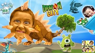 Mike &amp; Duddy play DRAGON CITY!  Collection / GEMS / Battle!  (iOS FGTEEV Gameplay)