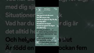 Veronica Maggio - Måndagsbarn Spedup Version #shorts #maggio #spedup