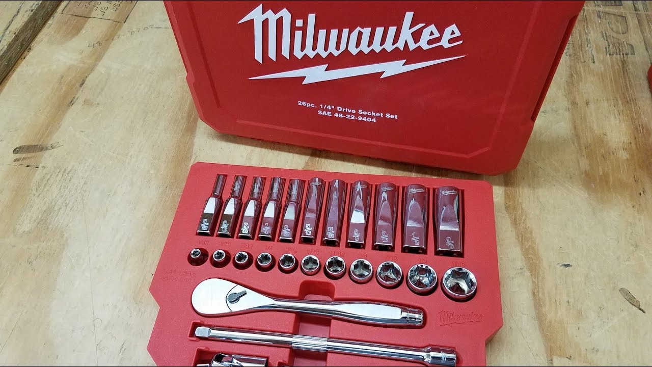 Milwaukee 1/4 Ratchet and Socket Set Review