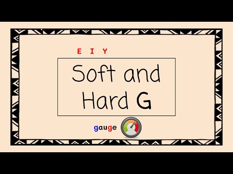 Soft and Hard G - 4 Minute Phonics