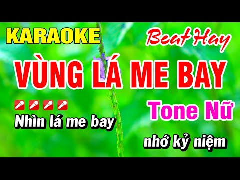 Karaoke Vùng Lá Me Bay Tone Nữ F#m Nhạc Sống (Beat Hay) Hoài Phong Organ