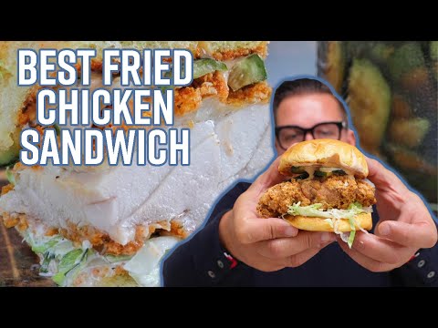 Fried Chicken Sandwich Tutorial | #1 Fried CHICKEN recipe  (Step-by-Step Guide)