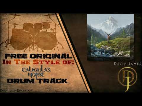 Caligula's Horse Styled Free Original Drum Track - 131 BPM (FREE WAV & MIDI DOWNLOAD)