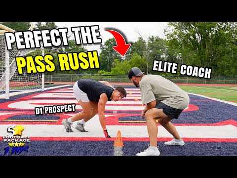 Get more SACKS - Defensive End Drills and Moves!