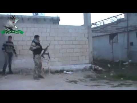 التصدي لمحاولة قوات النظام اقتحام مدينة مورك في ريف حماة من قبل ألوية فجر الحرية