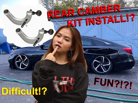 2018 Accord Rear Camber Kit Install; How Hard Can it be!?!?