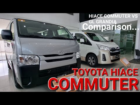 TOYOTA HIACE COMMUTER Comparison with GL GRANDIA