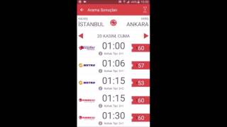 oBilet.com Android Uygulaması - Nasıl Bilet Alınır?