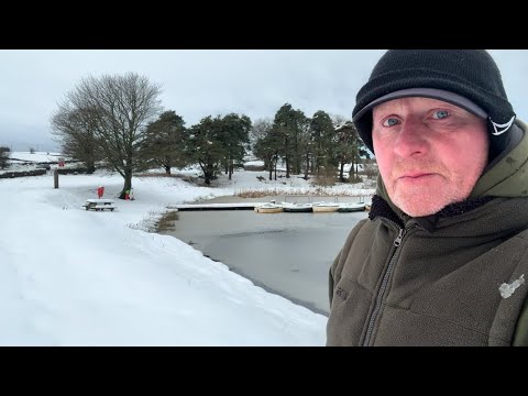 Snow brings chaos to the fishery ,garden and roads