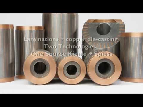 Kienle + Spiess, Laminations and copper die-casting
