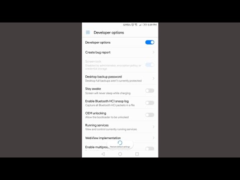 Enable developer options on Huawei EMUI 5.0