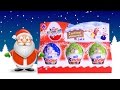 Surprise eggs Christmas especial edition Unboxing Toys Huevos Kinder Sorpresa