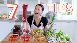 Batch Prep with me + 7 *easy* ways to reduce waste 🌱🌎