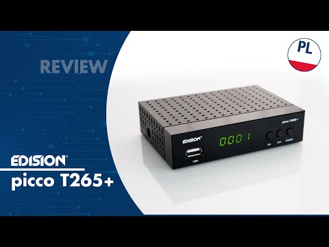 EDISION PICCO T265+ Dekoder Cyfrowy naziemny i kablowy DVB-T2/C H.265/HEVC (PL)
