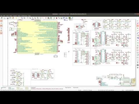 KiCad Schematic Design #31: adding the UEXT expansion connector with I2C, SPI and UART