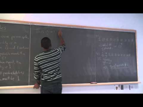 Math 209 Lecture 18 - Intro to Probability continued and counting
