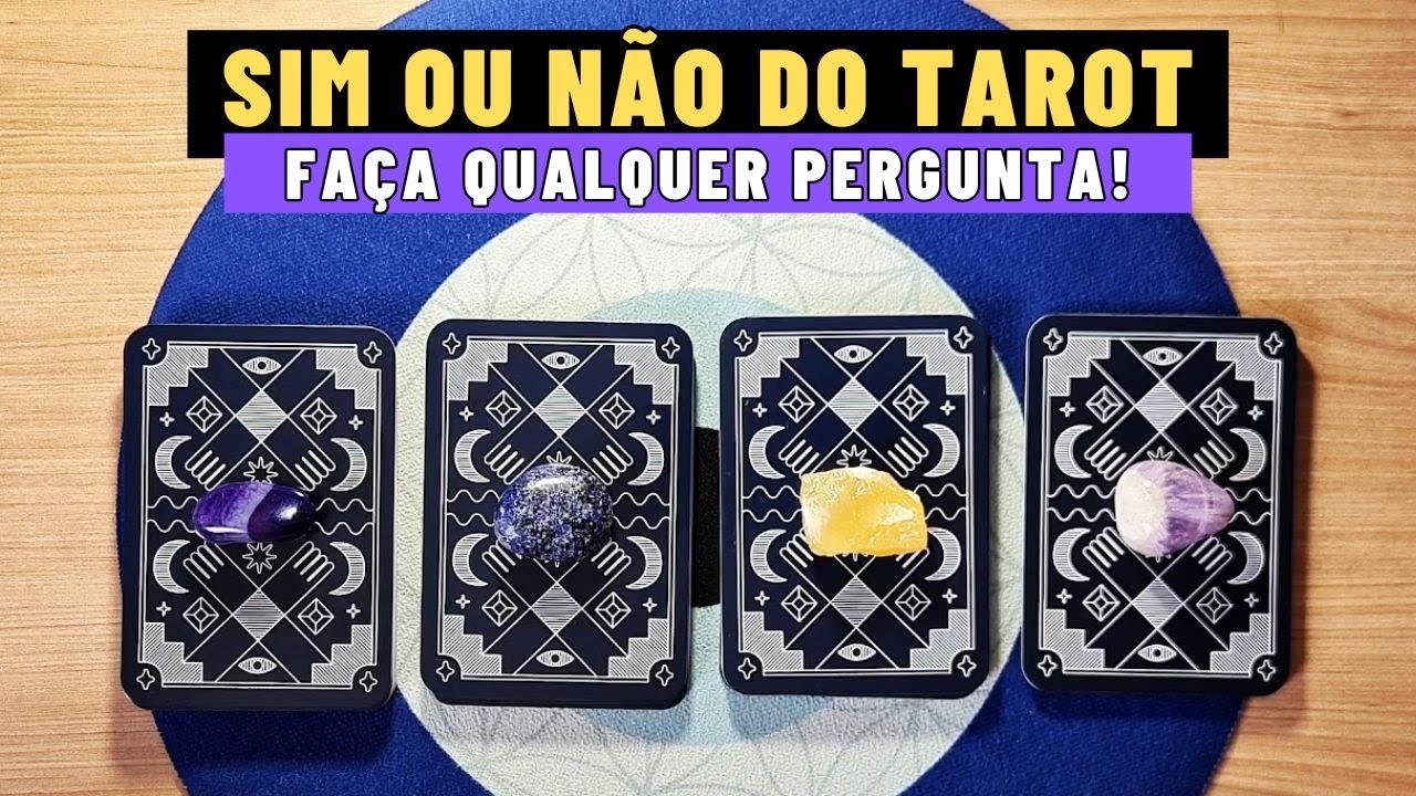 SIM OU NÃO DO TAROT + Conselho | Faça qualquer Pergunta! | Tarot Responde