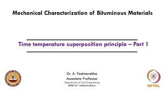Time temperature superposition principle – Part 1