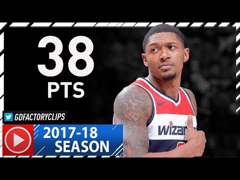 Bradley Beal Full Highlights vs Raptors (2017.11.05) - 38 Pts, NASTY!