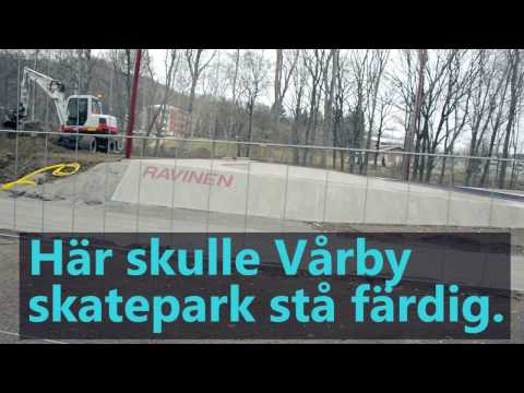 Vårby skejtpark blir aldrig klar