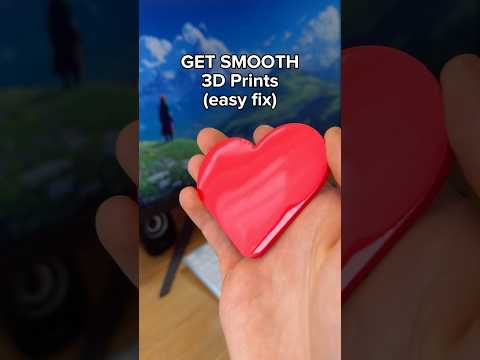 Get Smooth and Shiny 3D prints with this simple guide