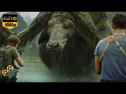 Giant Buffalo Scene | Kong Save Buffalo | Kong: Skull Island (2017) [1080p 60fps HD]