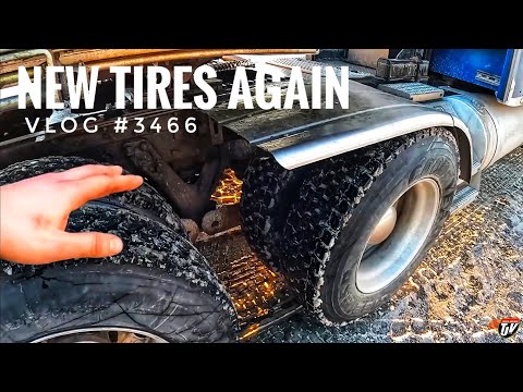 #3466 | NEW TIRES AGAIN | My Trucking Life | 01-07-2026