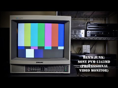 Oddity Archive: Episode 247.5 – Ben’s Junk: Sony Trinitron PVM-1343MD (Professional Video Monitor)