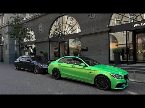 ШАШКИ ОТ ПЕРВОГО ЛИЦА НА BMW 540I ST2 RWD & C63 ST2