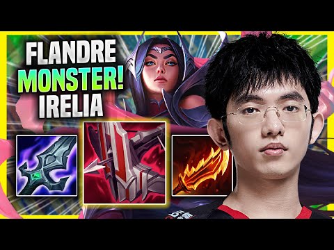 FLANDRE IS A MONSTER WITH IRELIA IN EUW SOLOQ! - EDG Flandre Plays Irelia TOP vs Sion!
